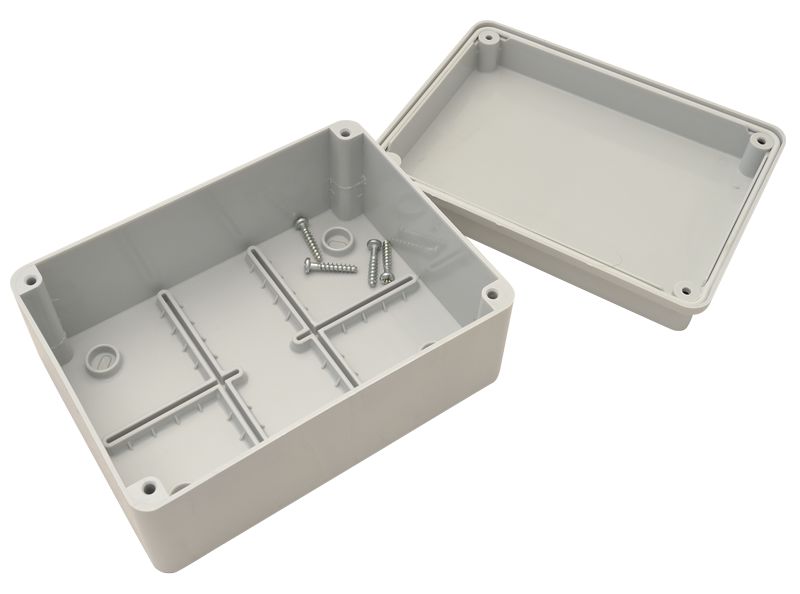 Tracon MED15117S Elektronikai doboz,világos szürke,teli fedéllel 150×110×70mm,IP54 - Image 3