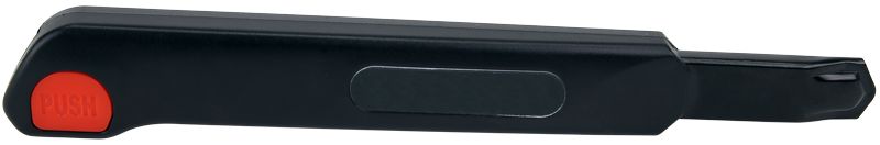 Tracon UTILK08 Pengés kés,keskeny SK4 penge,rugós rögzítéssel,ABS L=145mm,D=21mm,W=17mm,d=9mm - Image 4