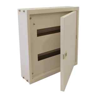 Tracon EDFKF-16/3 Fém elosztódoboz falon kívüli,maszkos,fehér 3×16 mod,H×W×D=605×445×110mm,IP42,RAL1013