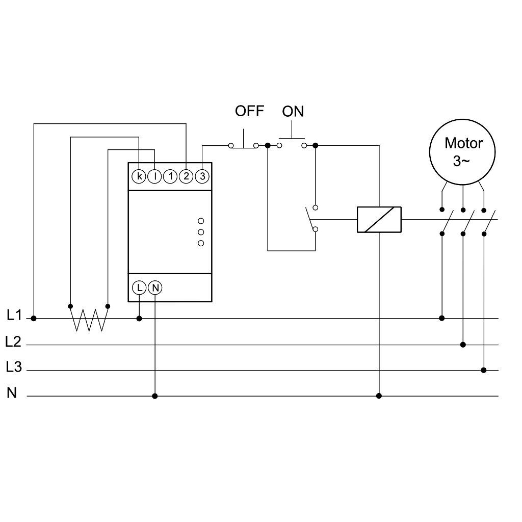 Tracon TFKV-AKA05 Védőrelé,áramnövekedés ellen 0.5-5A/230V AC,250V AC,10A/24V AC/DC - Image 2