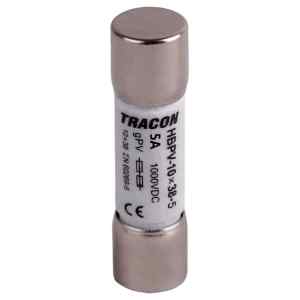 Tracon HBPV-10X38-6 Hengeres biztosító PV gPV,6A,1000VDC,10kA,10x38
