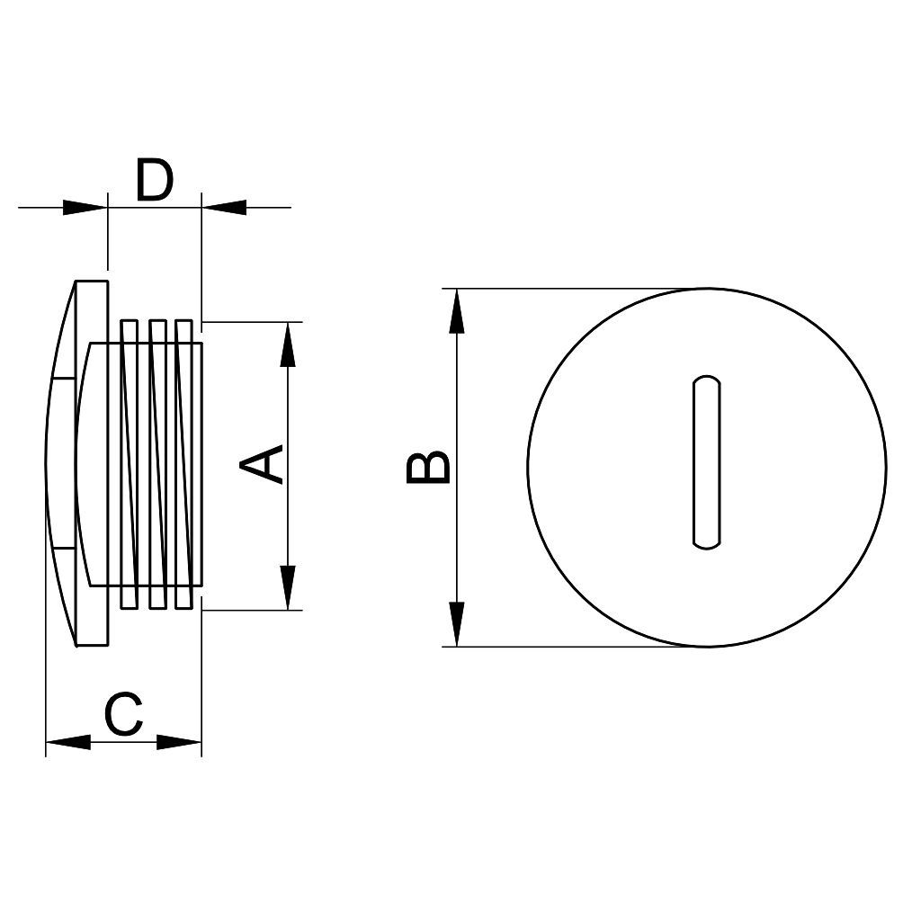Tracon TMZ-50 Metrikus záródugó M50×1.5mm - Image 2