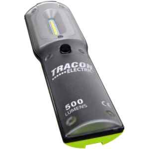 Tracon STLHL5W Nagy teljesítményű LED kézilámpa 5/1W,6500K,3,7V,4400 mAh,Li-Ion,500/100lm,3/12h,IP54,IK08