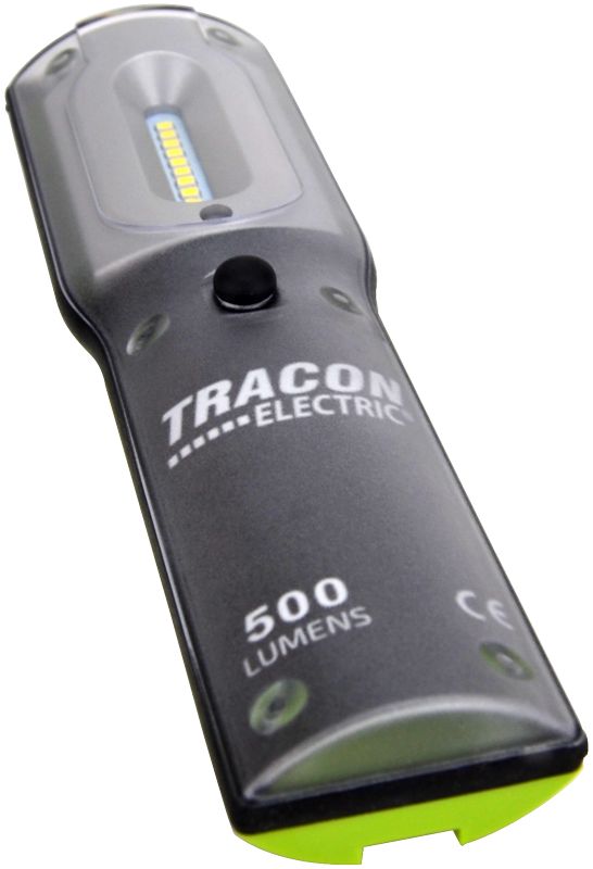 Tracon STLHL5W Nagy teljesítményű LED kézilámpa 5/1W,6500K,3,7V,4400 mAh,Li-Ion,500/100lm,3/12h,IP54,IK08