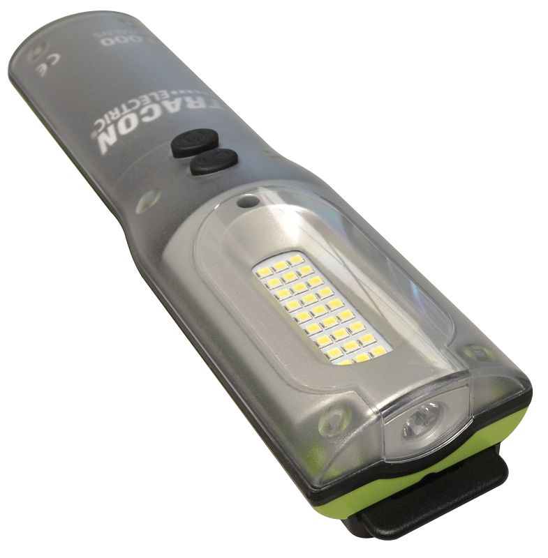 Tracon STLHL10W Nagy teljesítményű LED kézilámpa 10/3W,6500K,3,7V,6600 mAh,Li-Ion,1000/220lm,3/9h,IP54