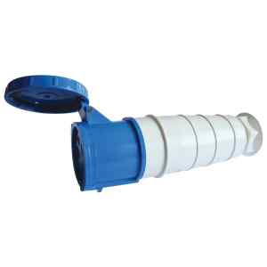 Tracon TICS-243 Ipari csatlakozóaljzat,fokozott védelemmel 125A,250V,2P+E,6h,IP67