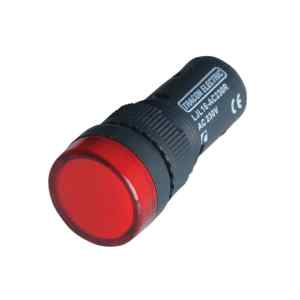 Tracon LJL16-RD LED-es jelzőlámpa,piros 48V AC/DC,d=16mm