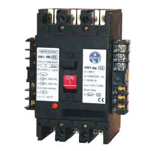 Tracon KM6-630/1C Kompakt megszakító,220V DC munkaáramú kioldóval 3×230/400V,50Hz,630A,50kA,2×CO