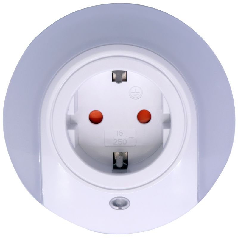 Tracon NLSCHUKO Éjszakai fény érzékelővel 230VAC,50Hz,0,42W,15lm,CDS,1xSCHUKO - Image 2