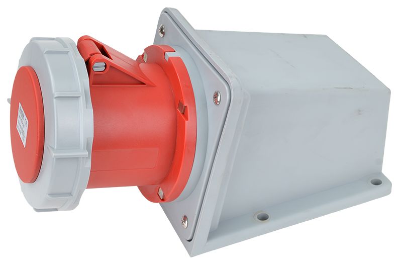 Tracon TICS-145 Felületre szerelhető ipari csatlakozóaljzat 125A,400V,3P+N+E,6h,IP67