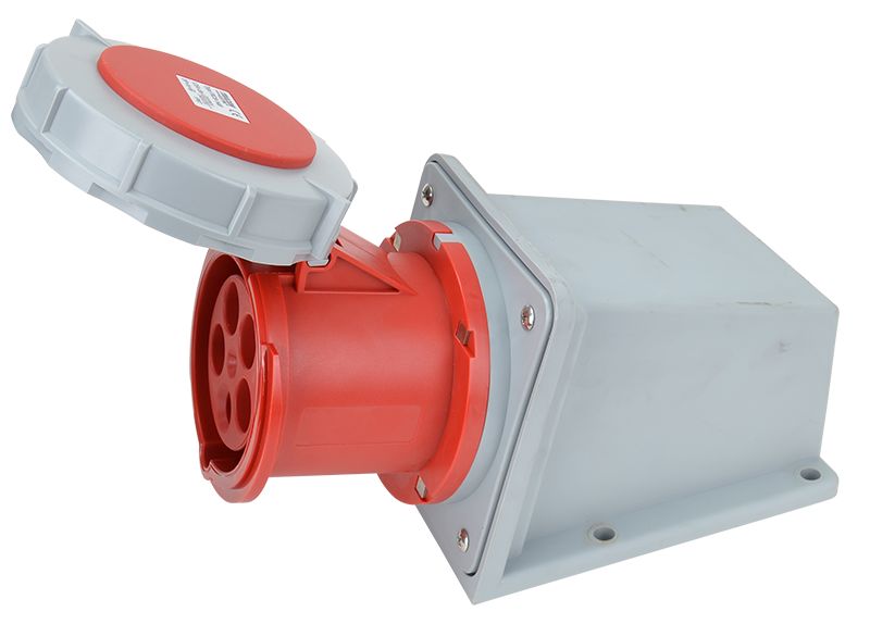 Tracon TICS-145 Felületre szerelhető ipari csatlakozóaljzat 125A,400V,3P+N+E,6h,IP67 - Image 3