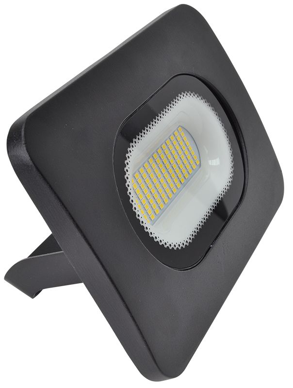 Tracon RSMDL50H LED fényvető beépített bekötődobozzal,fekete 220-240V AC,50W,4000K,IP65,4000lm,EEI=G