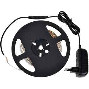 Tracon LED-SET-B-WW LED szalag szet,beltéri SMD3528,30LED/m,4,8W/m,120lm/m,W=8 mm,3000K,IP20,EEI=G
