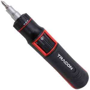 Tracon ACS10 Racsnis csavarhúzó beépített cserélhető fejekkel 190mm,10 bit