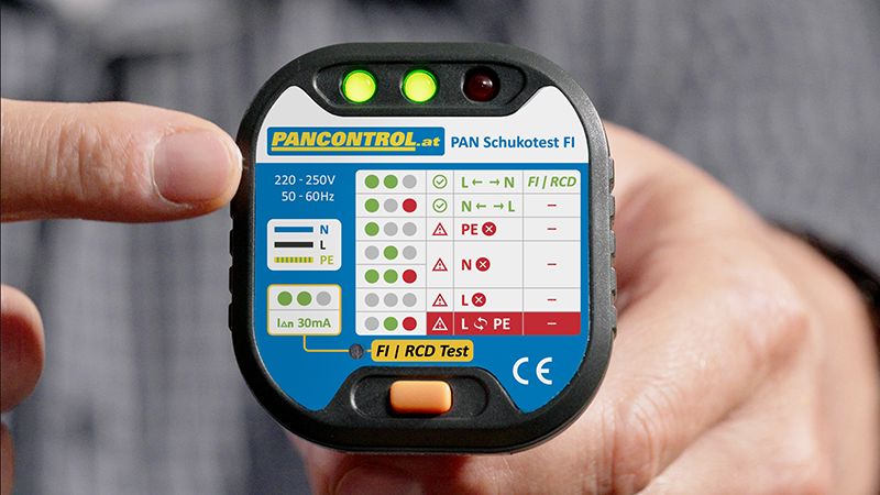 Tracon PANSCHUKOTESTFI Dugaszoló aljzat teszter CATII-600V - Image 2