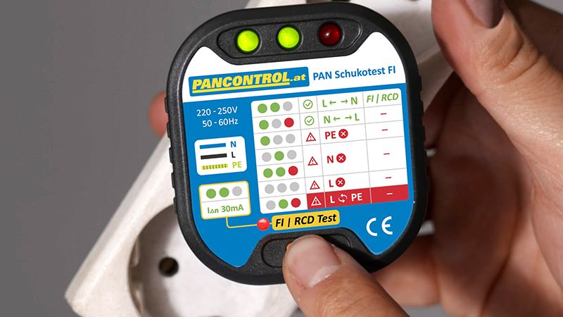 Tracon PANSCHUKOTESTFI Dugaszoló aljzat teszter CATII-600V - Image 3