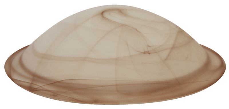 Tracon UFO-1-B Üveg mennyezeti UFO lámpatest,bézs 230V,50Hz,E27,max.1×60W,D=300 mm - Image 3