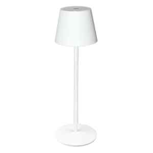 Tracon RLMW Asztali akkumulátoros LED díszlámpa,fém,fehér 3.5W,3000K,3,7V,3600 mAh,Li-Ion,200lm,10h,IP20