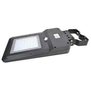 Tracon LSLS40W Napelemes LED utcai világítótest mozgásérzékelővel 40 W,4000 K,4800 lm,IP65,9,6 V,12 Ah
