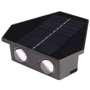 Tracon GARSL3 Napelemes kerti falilámpa 0,3W,3000/4000K,30 lm,3,7V/1300mAh Li,IP44