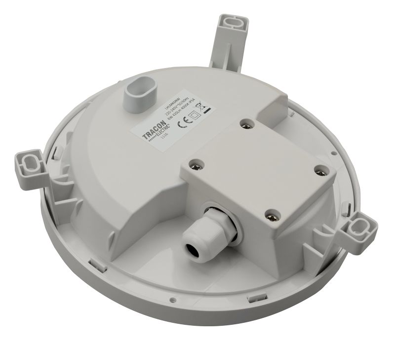 Tracon LHLMK6NW Műanyag házas LED hajólámpa,kerek forma 230 V,50 Hz,6 W,420 lm,4000 K,IP54,EEI=G - Image 4