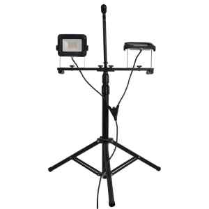 Tracon RSMDAW230W Állványos LED szerelő fényvető 220-240 VAC,2×30W,4000K,IP65,2×2400lm,EEI=G