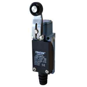 Tracon LSME8104 Helyzetkapcsoló,lengőkar-görgő 1xNO+1xNC,2A/230V AC-15,0,3A/250V DC-13,30mm,IP65