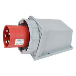 Tracon TICS-535 Felületre szerelhető ipari csatlakozó dugó 63A,400V,3P+N+E,6h,IP67