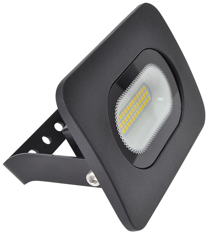 Tracon RSMDL20H LED fényvető beépített bekötődobozzal,fekete 220-240V AC,20W,4000K,IP65,1600lm,EEI=G