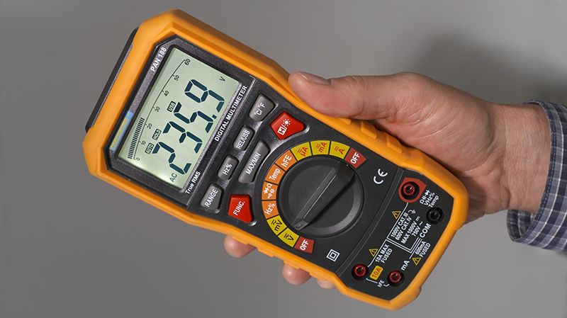 Tracon PAN188 Digitális multiméter True RMS DCV,ACV,DCA,ACA,OHM,C,°C,dioda - Image 2