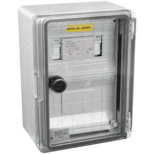 Tracon SPBPVDC1BCS Túlfeszültség-védelmi doboz fotovoltaikus rendszerekhez 320x210x130mm,IP65,DC1+2,Un=1000VDC