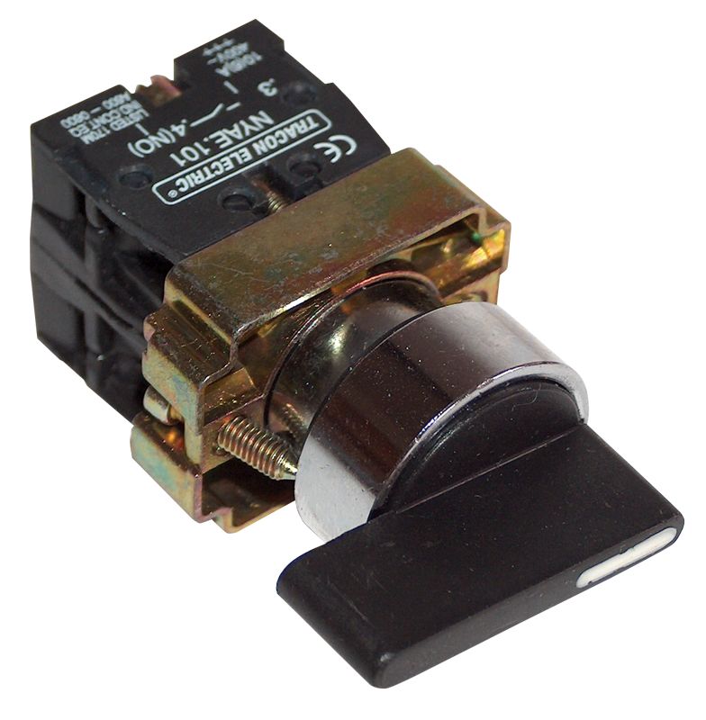 Tracon NYBJ21KLOT Tokozott karos kapcsoló,fémalap,kétállású,hosszúkaros 1×NO,3A/230V AC,IP44