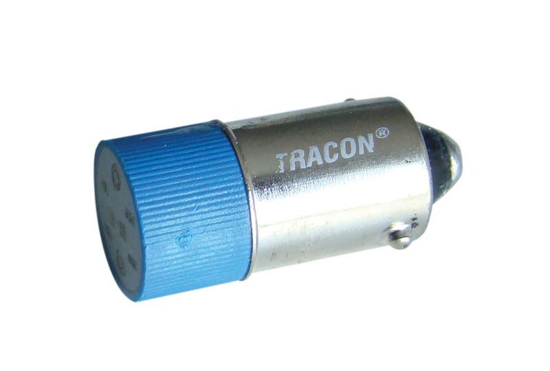 Tracon NYGL-ACDC24B LED-es jelzőizzó,kék 24V AC/DC,Ba9s
