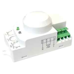 Tracon TMB-L01G Mozgásérzékelő,mikrohullámú,lámpába 230V,50HZ,5,8GHz,360°,1-8m,10s-12min,3-2000lux,IP20