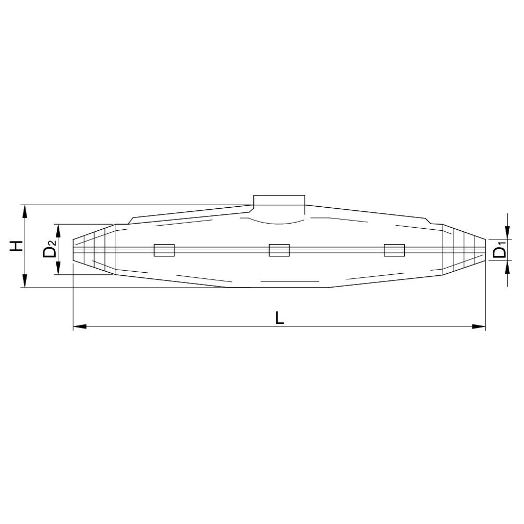 Tracon KET-6-25 Öntőgyantás egyenes kábelösszekötő készlet 4×6-4×35mm² - Image 2