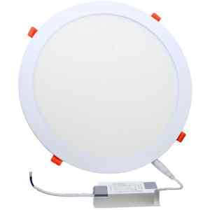 Tracon LED-DL-21WW Beépíthető LED mélysugárzó,kerek,fehér 230 VAC 50Hz,21 W,2155 lm,D=300 mm,2700 K,IP40,EEI=F