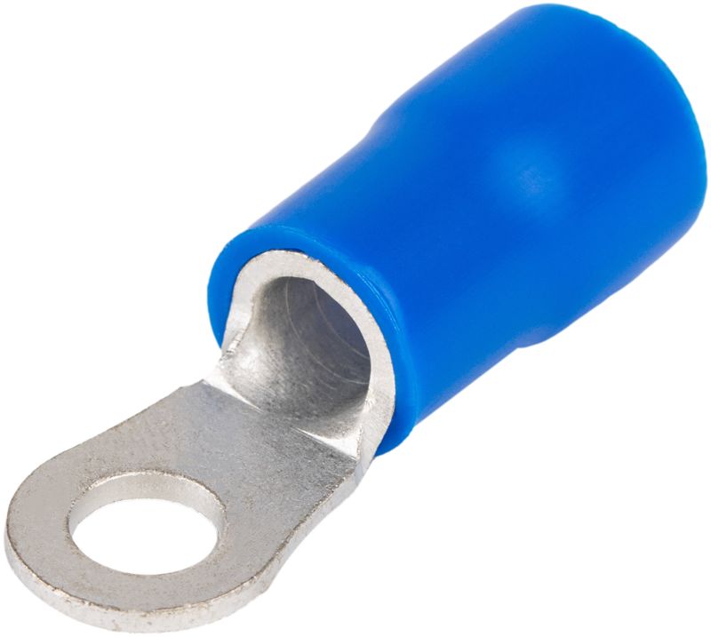 Tracon KSZ16-8 Szigetelt szemes saru,ónozott elektrolitréz,kék 16mm²,M8,PVC
