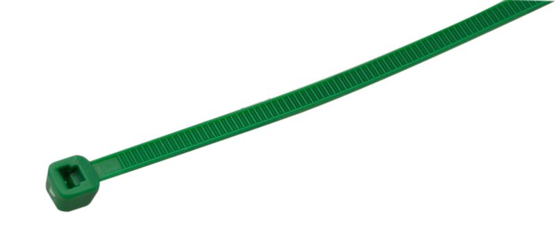 Tracon 170Z Normál kábelkötegelő,zöld 203×3,6mm,D=2-52mm,PA6.6
