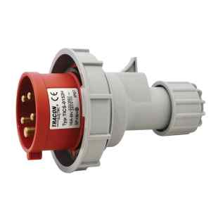 Tracon TICS-0152H Ipari csatlakozó dugó,fokozott védelemmel 16A,400V,3P+N+E,6h,IP67