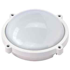 Tracon LHIPK8W Védett,műanyag házas LED hajólámpa,kerek forma 230 VAC,50 Hz,8 W,710 lm,4000 K,IP65,EEI=F