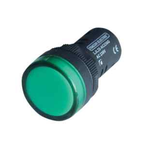 Tracon LJL22-GD LED-es jelzőlámpa,zöld 48V AC/DC,d=22mm