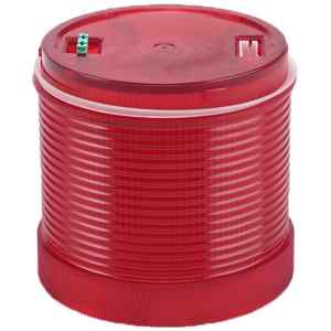Tracon NYG3-7024R Fényjelző oszlop,piros fényűhenger,hangjelzéses aljzathoz 24V AC/DC,IP65