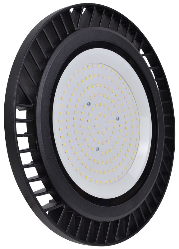 Tracon LHBE100W LED csarnokvilágító,kültéri,UFO forma 220-240 VAC,100 W,8000 lm,4500 K,30000 h,IP65,EEI=G