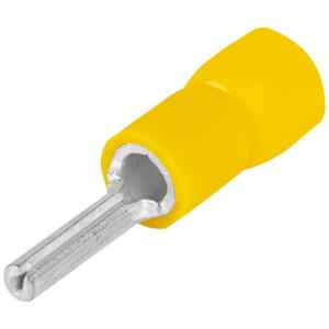 Tracon SCS Szigetelt csapos saru,ónozott elektrolitréz,sárga 6mm²,PVC