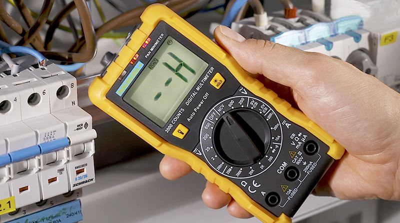Tracon PANMINIMETER Digitális multiméter DCV,ACV,DCA,OHM,dioda,NCV - Image 2