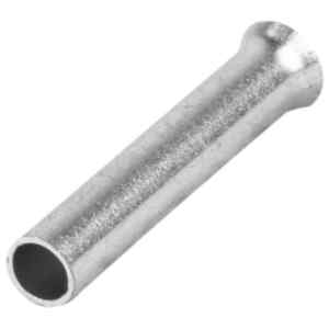 Tracon E01NR Szigeteletlen érvéghüvely,ónozott elektrolitréz 0,5mm²,L=8mm