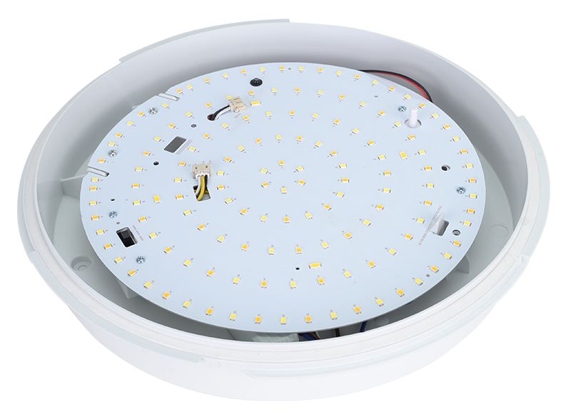 Tracon ADAMSE17W Falon kívüli védett LED világítótest,inverter,m.érzékelő 230VAC,17/2W,1600/140lm,1h,3000-6500,1-8m,10s-12m,IP54,EEI=E - Image 3