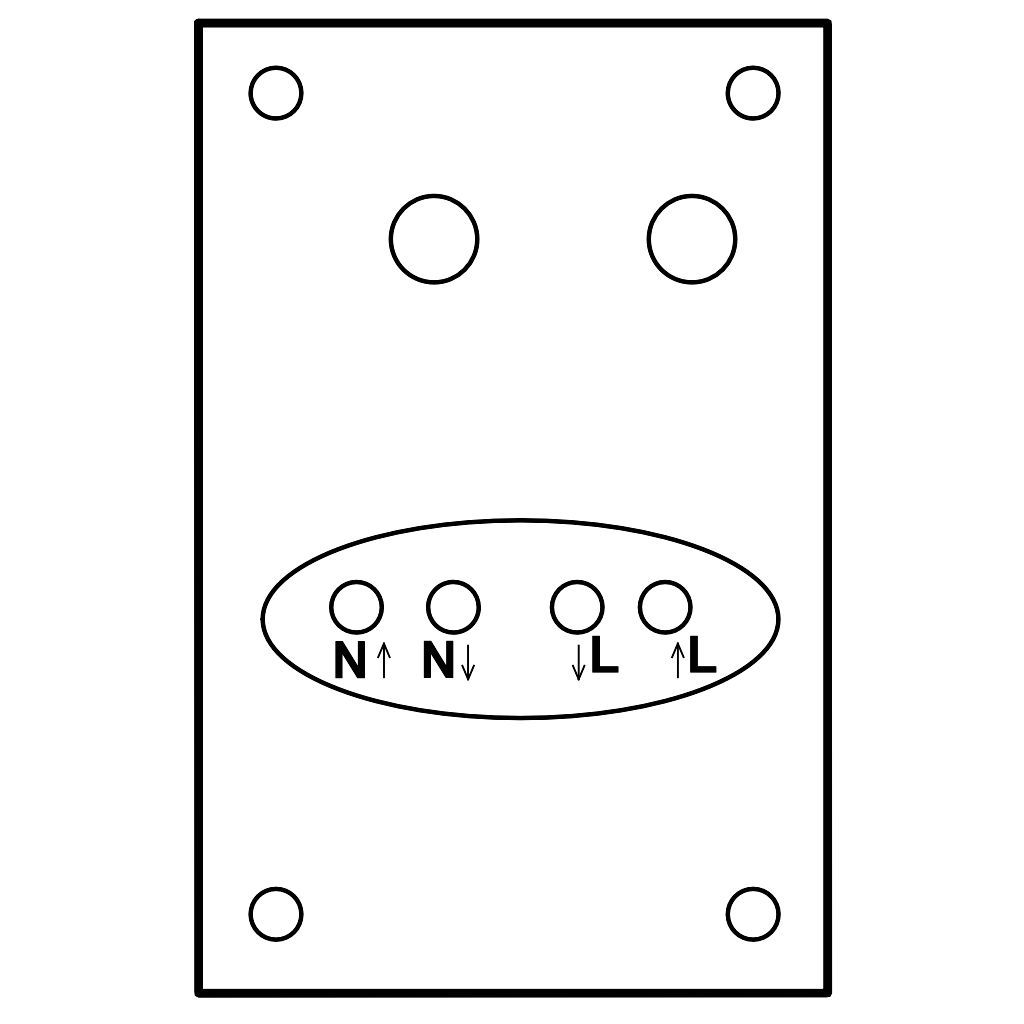 Tracon ALK-IN Alkonyatkapcsoló 5A/230V,50Hz,2-200lux,IP44 - Image 2