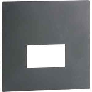 Tracon LVS03A Mágneses előlap LVS03 süllyesztett világítótesthez,antracit 86,5x86,5x2mm