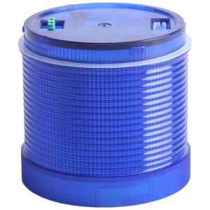 Tracon NYG3-70230B Fényjelző oszlop,kék fényű henger,hangjelzéses aljzathoz 230V AC,IP65